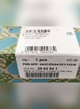 #菲尼克斯安全继电器 PSR-SPP-24UCESA4 议价