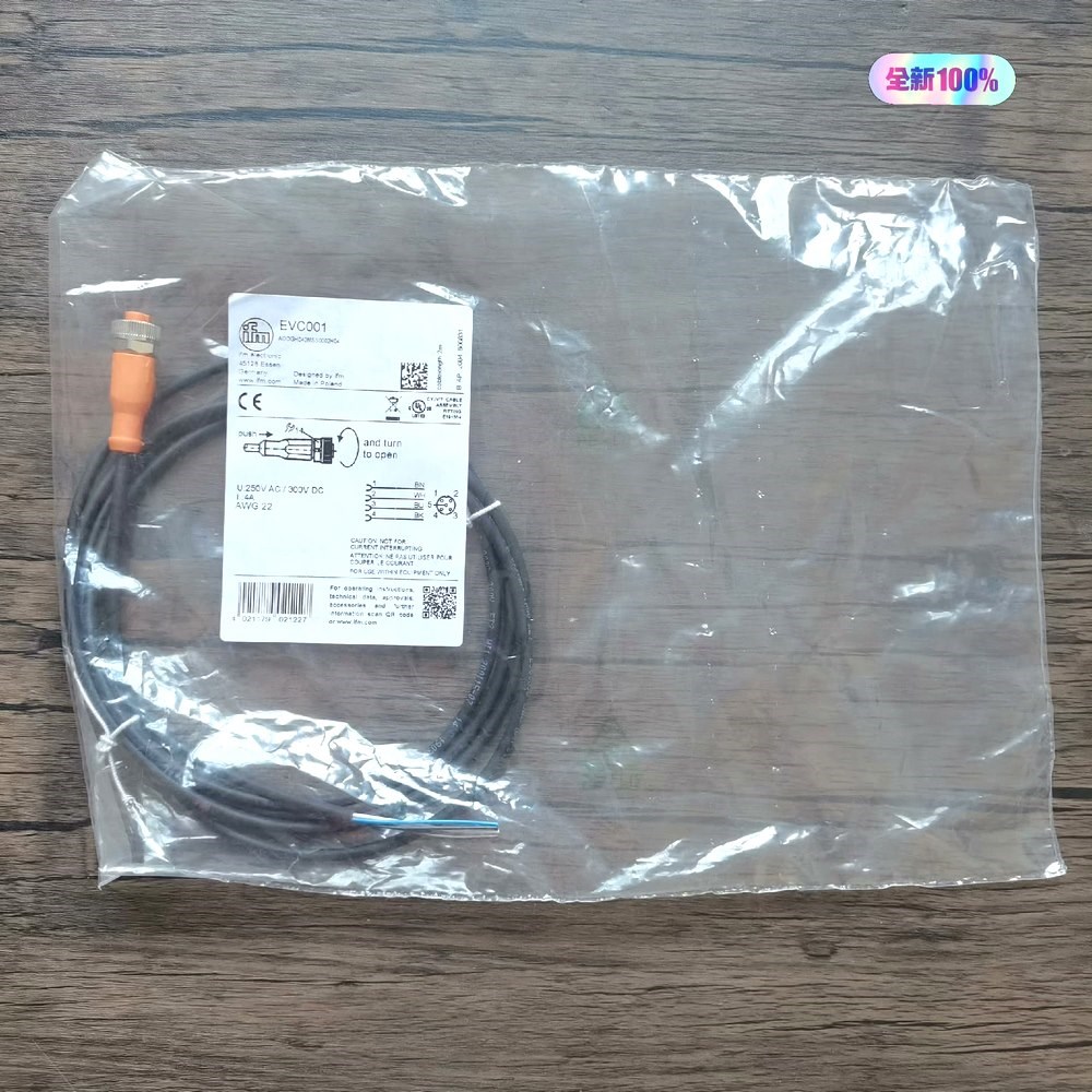 原装 IFM易福门 EVC001 传感器电缆线 4芯 议价