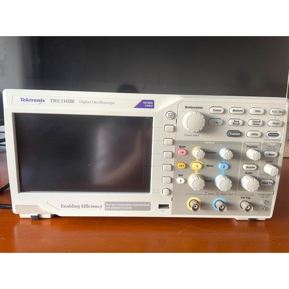 泰克示波器TBS1102B100M带宽2Gss九八新 议价