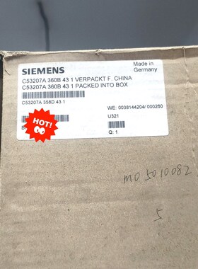 SIEMENS C53207A 360B 43 1包 议价