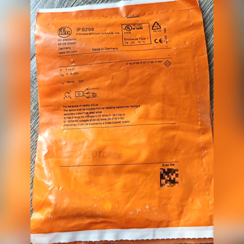 易福门IFS298接近开关德国制造品质保证.适用 议价