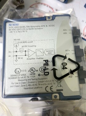 NI 9232声音振动采集模块需要的可以联系 议价