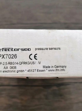 原装 IFM易福门 PX7026 传感器实物拍摄 议价