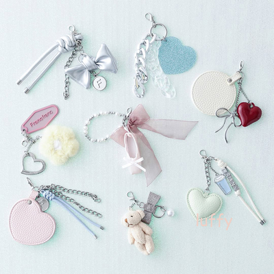 日本francfranc精美装饰小挂件蝴蝶结爱心装饰挂件