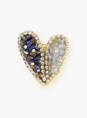 日本afternoontea精美爱心小花朵气质别针装饰衣物配饰