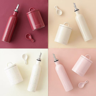 日本francfranc陶瓷调味瓶调味罐盐罐糖罐油壶