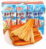 好鱼道手撕蟹柳14克蟹肉蟹味棒网红解馋吃货小零食小吃休闲食品