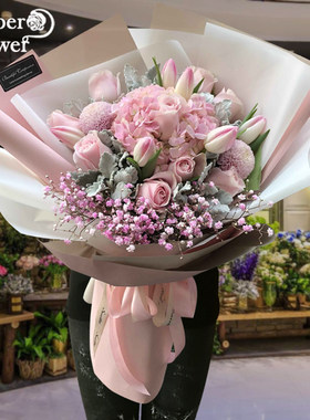 杭州鲜花速递同城花店混搭花束