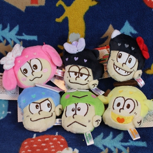 可爱阿松先生变身美乐蒂企鹅大眼蛙毛绒玩具挂件包包挂饰