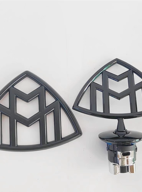 新奔驰迈巴赫立标S680字标后尾标S级S400改装MAYBAC标志贴V12侧标