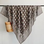 女丝巾 薄款 2025春夏新款 复古咖蕾丝百变大方巾披肩沙滩巾百搭夏季