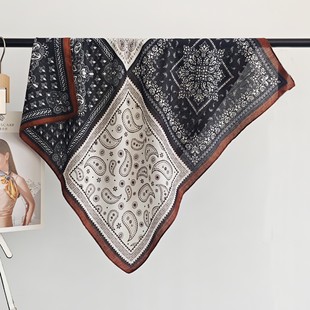 防晒披肩气质柔软舒适薄款 时尚 68cm中方巾围巾 百搭款 2025春夏新款