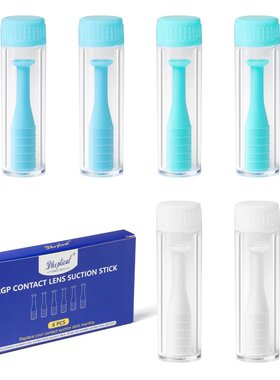 6只装OK镜RGP角膜塑形塑性镜吸棒摘硬性近视隐形镜棒摘镜棒佩戴棒