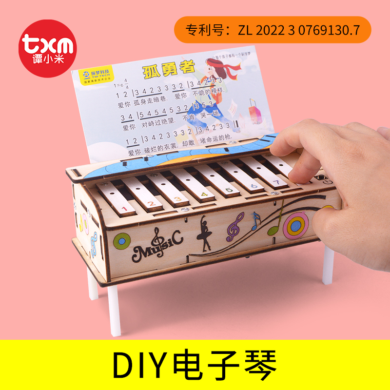 diy电子琴通用技术作品科学实验