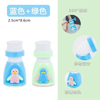 Зеленый, синий