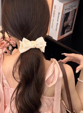 蝴蝶结头饰丸子头小抓夹女生高马尾发夹子丸子头固定神器发卡发饰