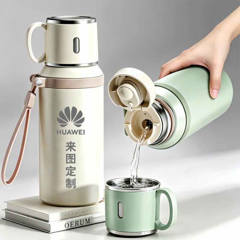 广告礼品保温杯子定制logo刻字图片