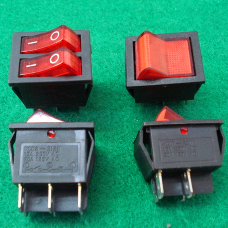 美捷伦封口机配件单双联电源开关