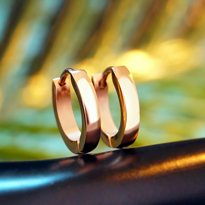 免摘钛钢耳扣耳环女金属不掉色