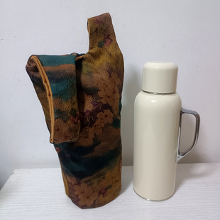 香云纱水壶套子传家壶迷你布包水杯套保护套真丝高档大气学古袋子