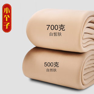 北方700克厚光腿神器女春加绒打底裤袜小个子短款肉色一体裤0121e