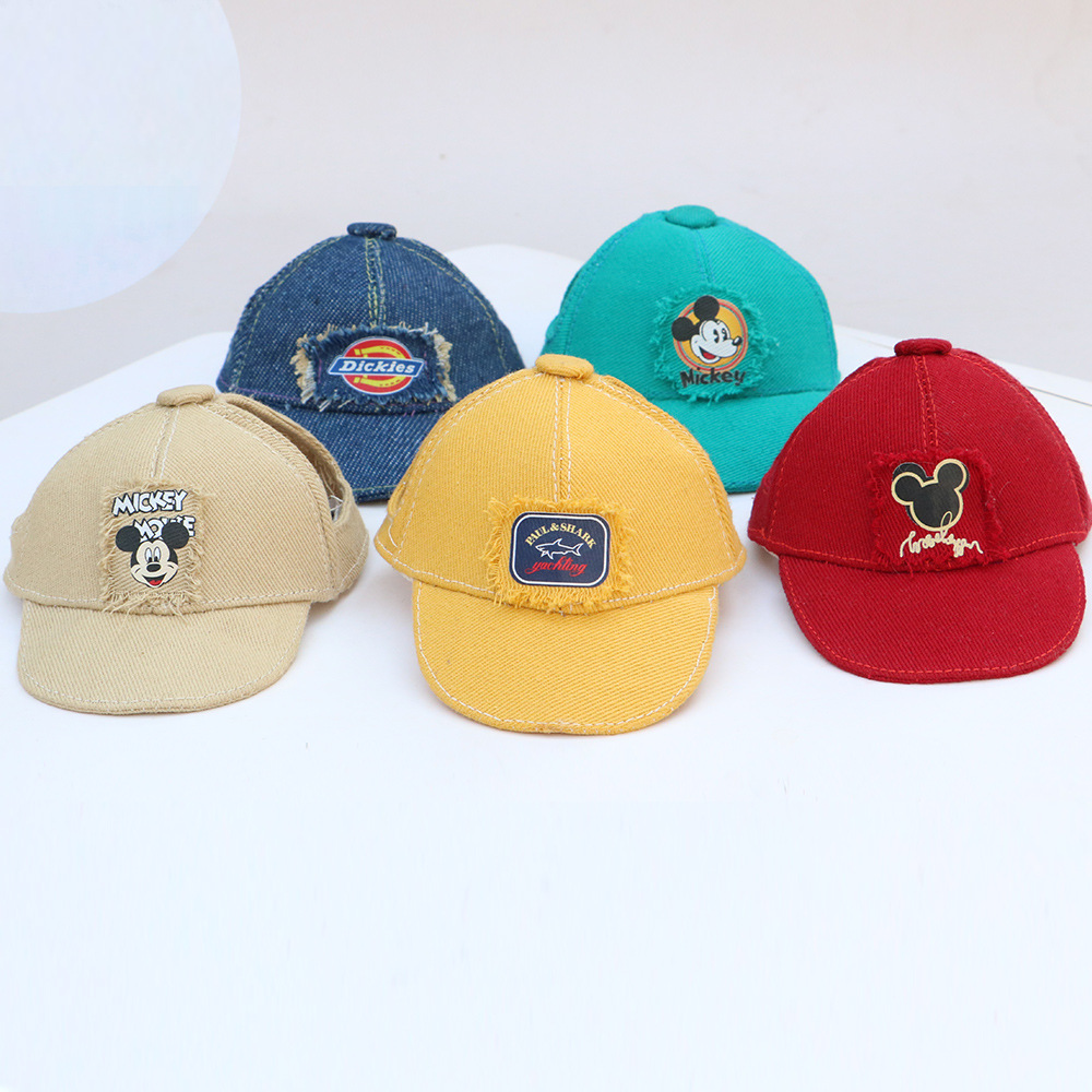 17cmLabubu拉布棒球帽 10cm自嘲熊娃衣帽子鸭舌帽着替ob11玩偶