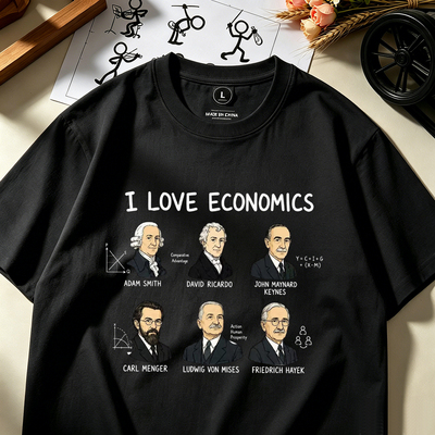 ILOVEECONOMICS经济学家T恤