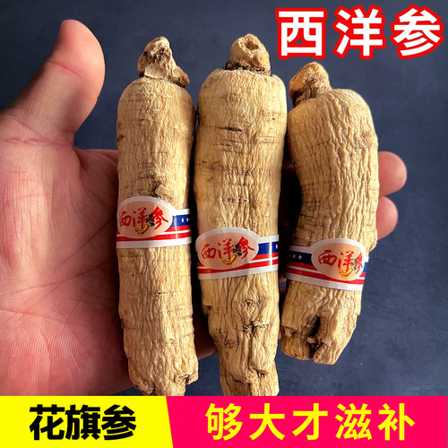 特大正品整根切片磨粉粒头西洋参
