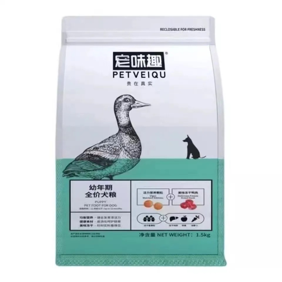 宠味趣狗粮鸭肉冻干泰迪比熊