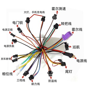 广州永新车业专用控制器 本店的齿轮电机才匹配和别家的不通用