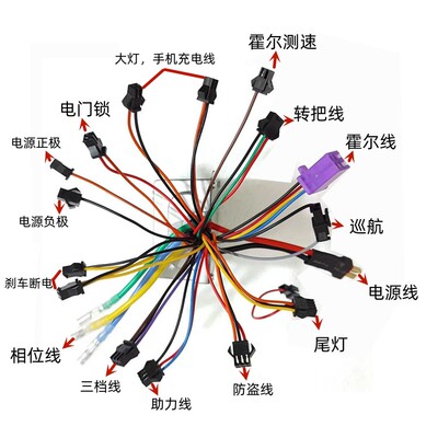 广州永新车业专用控制器 本店的齿轮电机才匹配和别家的不通用