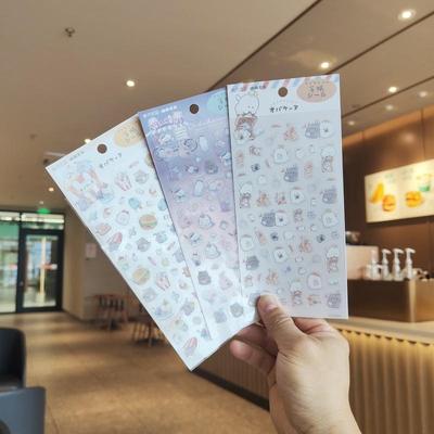 伊藤家卡通CRUX正版授权幽幽家族PVC防水贴纸 DIY手账装饰贴贴画