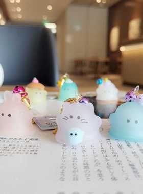 伊藤家卡通CRUX正版授权幽幽家族公仔铃铛吊牌包包挂件