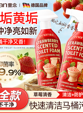 德国马桶清洁剂香氛洁厕泡泡洁厕剂强力除垢除臭祛黄清香型洁厕灵