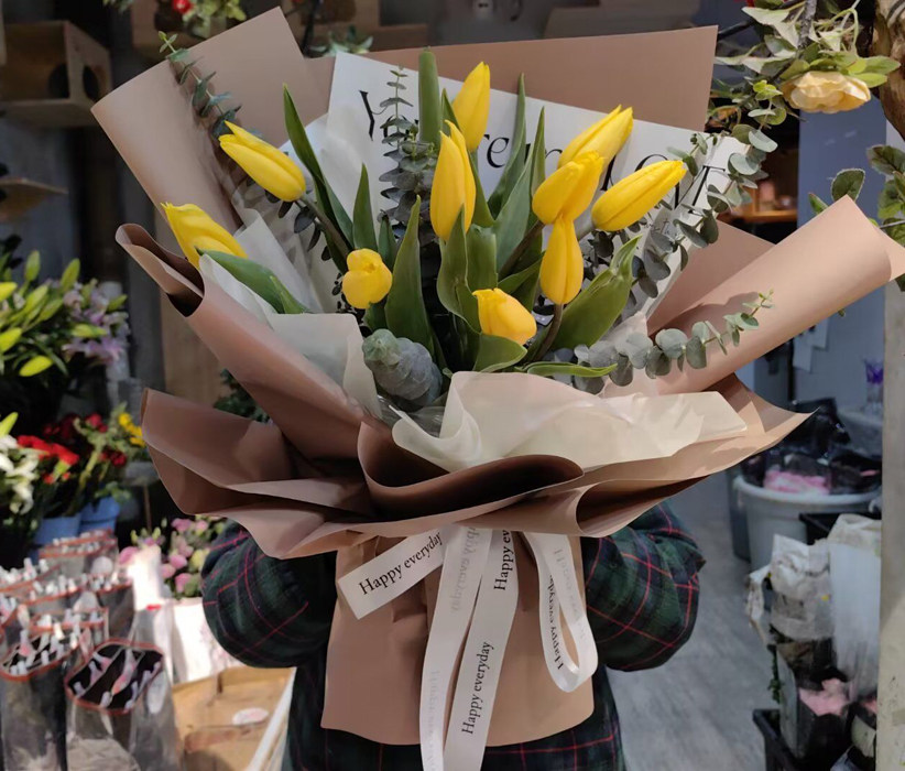 郁金香上海鲜花速递长宁静安黄浦东杨浦虹口徐汇花店订花生日鲜花