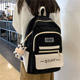 日系ins风小学生书包女初中生双肩包高中背包男大学生旅行电脑包