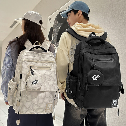 书包初中生女生大容量百搭双肩包