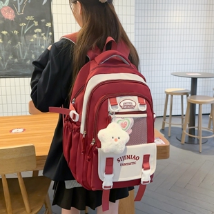 书包初中女生韩版可爱儿童双肩包小学生痛包高中大学生小清新背包