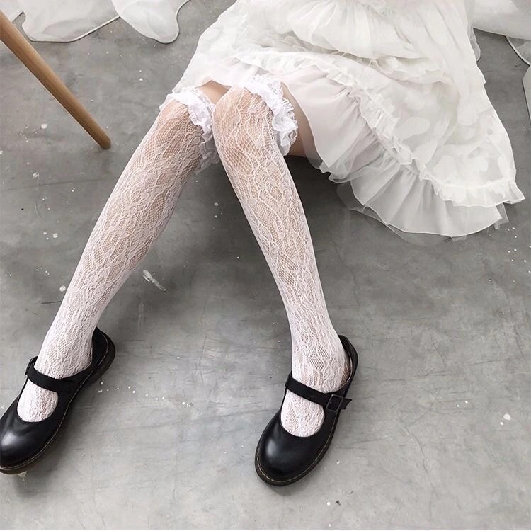 亏本清仓洛丽塔中筒袜女