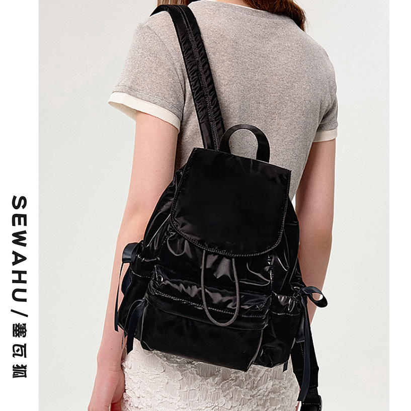 SEWAHU通勤双肩包女休闲轻便背包