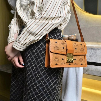 严选塔尖 ELLA波士顿包满印老花logo通勤手提斜挎包保龄球包1117