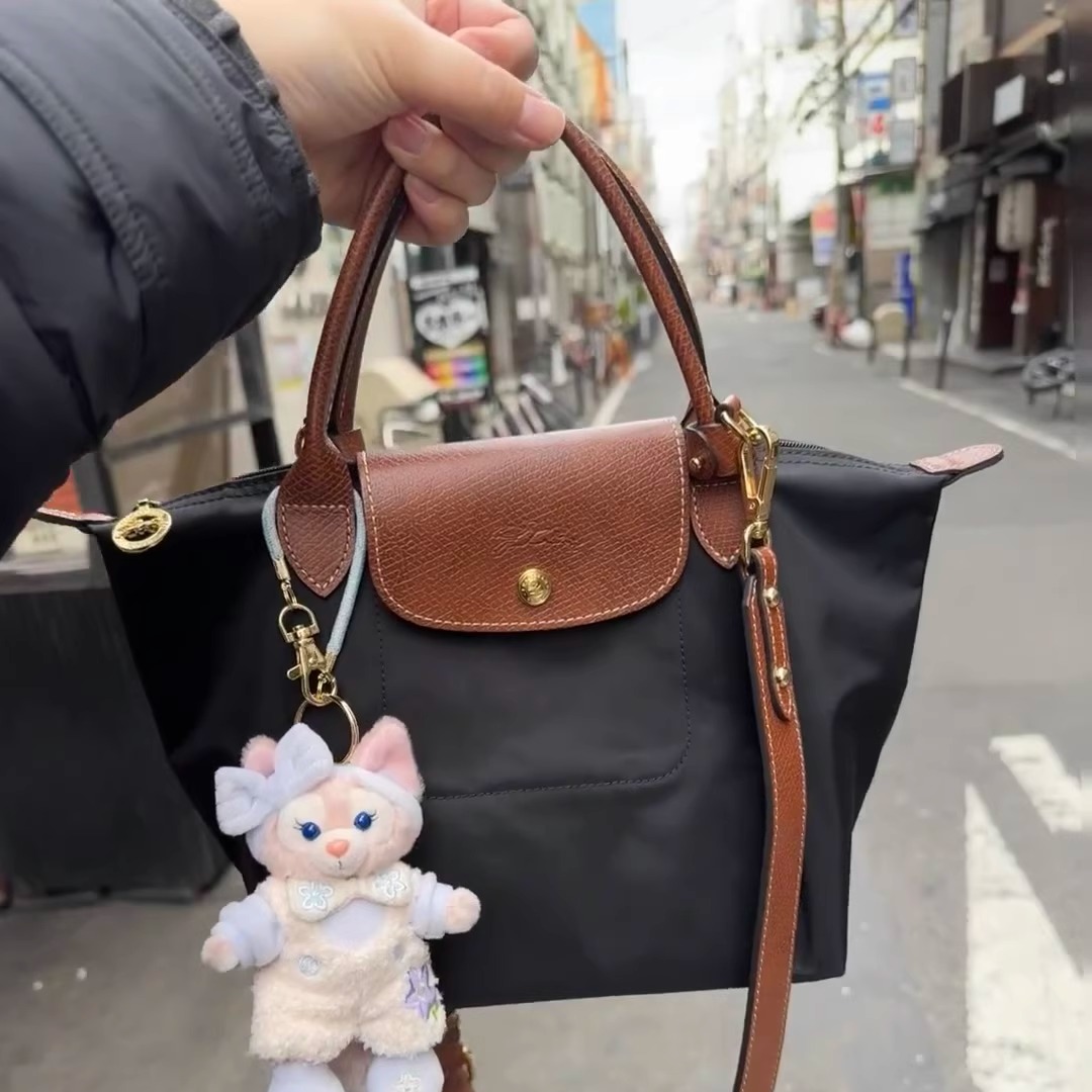 严选塔尖 Lepliage环保系列可折叠迷你饺子包斜跨单肩包L189 1107