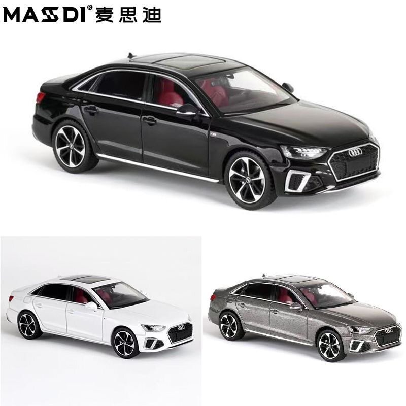 麦思迪1:64奥迪A4L仿真合金汽车模型收藏摆件儿童玩具礼物