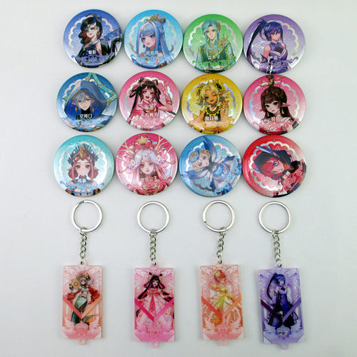 卡盟文创星卡梦少女周边玩具吧唧