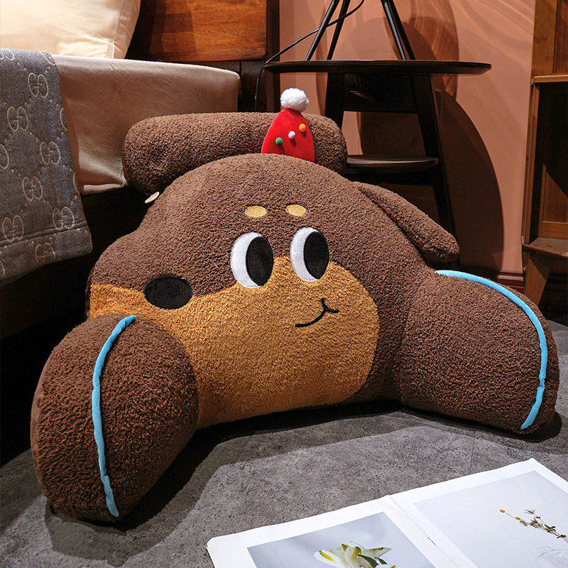 腊肠狗床头大靠垫软包腰部支撑办公室座椅护腰靠背沙发客厅抱枕头,居家布艺,床头靠垫,淘宝优惠券,粉丝福利购,淘宝优惠卷