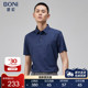 堡尼夏季 新品 POLO衫 BONI 混纺翻领短袖 T恤商务印花上衣LN367E32B