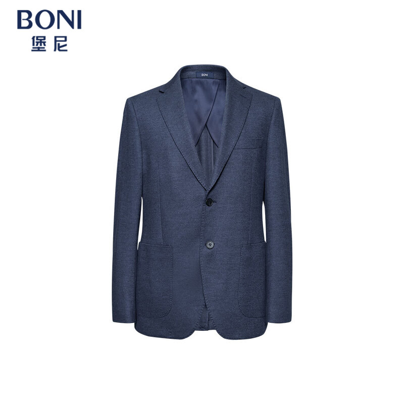 堡尼秋冬新品商务西服羊毛混纺休闲西装修身单西上装男CO668032B