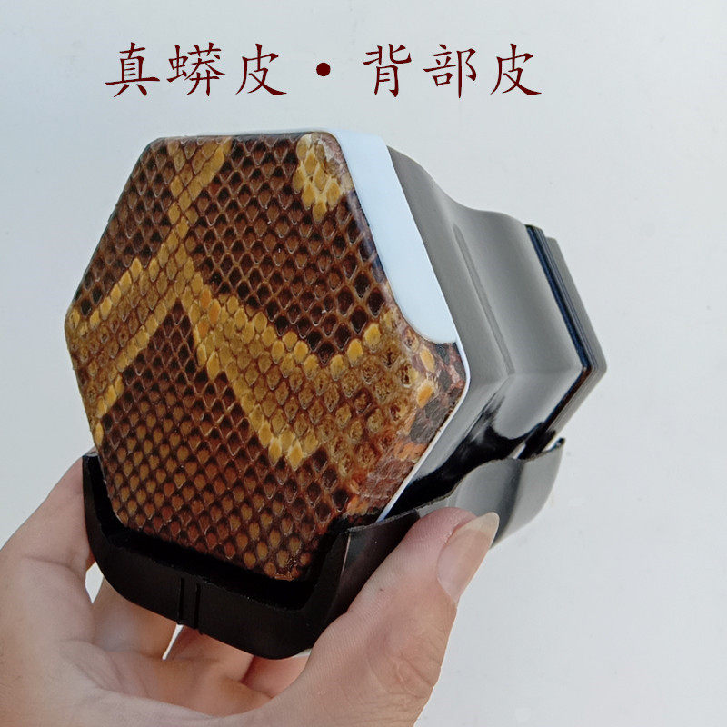 特价蒙皮二胡筒子六角琴筒红木二胡筒圆孔扁孔通用配件厂家直销