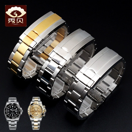 Rolex, оригинальный стальной ремешок, ремешок для часов из нержавеющей стали, 20mm