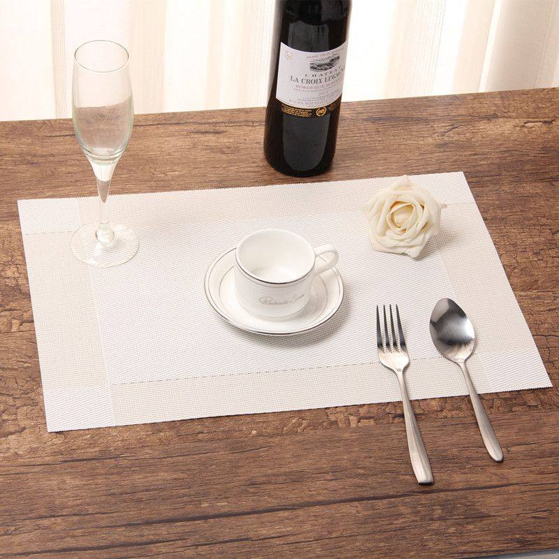 轻奢对角框PVC餐桌垫-北欧风防水防滑隔热垫高档简约酒店专用桌垫,居家布艺,餐垫,淘宝优惠券,粉丝福利购,淘宝优惠卷